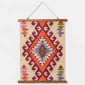 Oriental Beige Turkse Kilim Rug Wall Hangend Wandkleed (Voorkant)