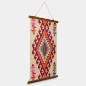 Oriental Beige Turkse Kilim Rug Wall Hangend Wandkleed (Gebogen)