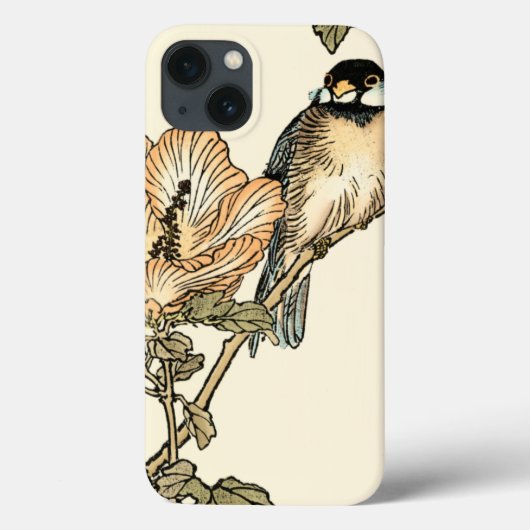 Oriental Bird Perch op Branch Case-Mate iPhone Case (Achterkant)
