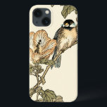 Oriental Bird Perch op Branch iPhone 13 Hoesje<br><div class="desc">Deze kunstdrukplaat toont scherp,  levendig afbeelding van een oosterse vogel die op een tak wordt geperst. Hieronder bevindt zich een oranje bloem met een hoge kleurnauwkeurigheid. Deze hedendaagse kunst-afdruk van een traditioneel oosterse kunst zal een teken toevoegen aan elke muur in je huis.</div>