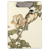 Oriental Bird Perch op Branch Klembord (Voorkant)
