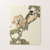 Oriental Bird Perch op Branch Legpuzzel (Verticaal)