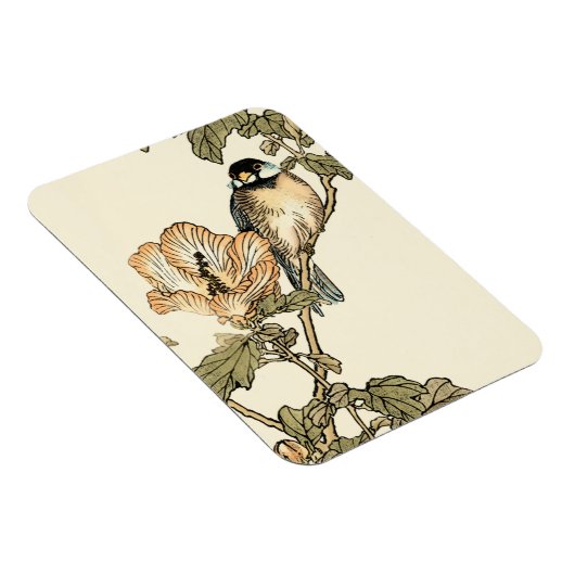 Oriental Bird Perch op Branch Magneet (Rechterzijde)