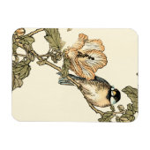 Oriental Bird Perch op Branch Magneet (Horizontaal)