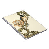 Oriental Bird Perch op Branch Notitieboek (Rechterzijde)