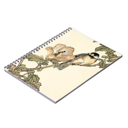 Oriental Bird Perch op Branch Notitieboek (Linkerzijde)