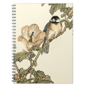 Oriental Bird Perch op Branch Notitieboek (Voorkant)