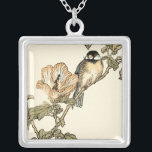 Oriental Bird Perch op Branch Zilver Vergulden Ketting<br><div class="desc">Deze kunstdrukplaat toont scherp,  levendig afbeelding van een oosterse vogel die op een tak wordt geperst. Hieronder bevindt zich een oranje bloem met een hoge kleurnauwkeurigheid. Deze hedendaagse kunstfoto van een traditioneel oosters geïnspireerde kunst zal een teken toevoegen aan elke muur in je huis.</div>