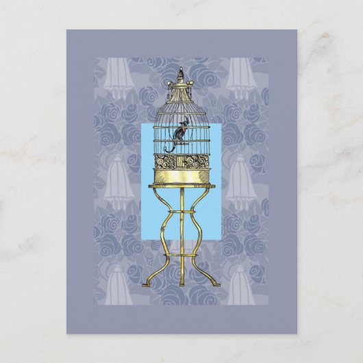 Oriental Birdcage Briefkaart (Voorkant)