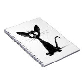 Oriental Black Cat Notitieboek (Rechterzijde)