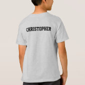 Oriental Black Japan Inoue Mon Oriental Art T-shirt (Achterkant)