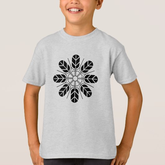 Oriental Black Japan Inoue Mon Oriental Art T-shirt (Voorkant)