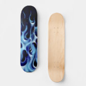 Oriental Blauw Skate Deck (Voorkant)