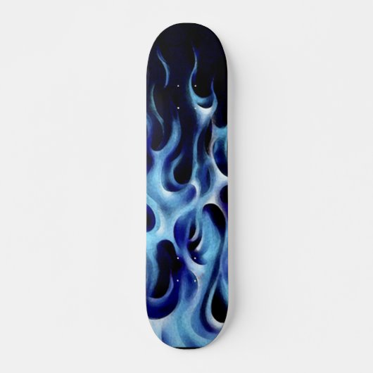 Oriental Blauw Skate Deck (Voorkant)
