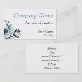 Oriental blossom Visitekaartje (Voorkant / Achterkant)