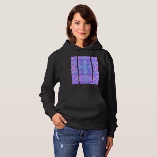Oriental Boho Graphic - Kosmische Abstracte fantas Hoodie (Voorkant volledig)