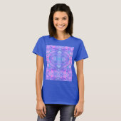 Oriental Boho Graphic - Kosmische Abstracte fantas T-shirt (Voorkant volledig)