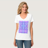 Oriental Boho Graphic - Kosmische Abstracte fantas T-shirt (Voorkant volledig)