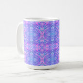 Oriental Boho Pattern – Magic Fantasy Abstract Koffiemok (Voorkant links)
