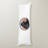 Oriental Bonsai Tree Lichaamskussen (Achterkant (Verticaal))