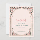 Oriental Border Lijst trouwaankondiging (Voorkant)