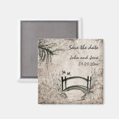 Oriental Bridge Save the date Magnet (Voorkant / Achterkant)