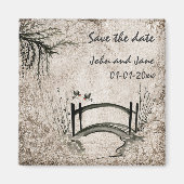 Oriental Bridge Save the date Magnet (Voorkant)