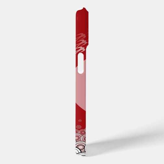 Oriental Bright Moon Swallows Zen Modern Art Case-Mate iPhone Case (Achterkant / Rechts)