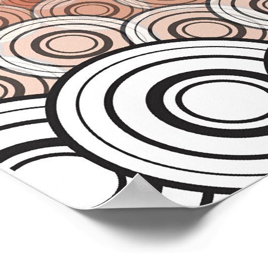 Oriental Bright Moon Swallows Zen Modern Art Poster (Hoek)