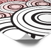 Oriental Bright Moon Swallows Zen Modern Art Poster (Hoek)