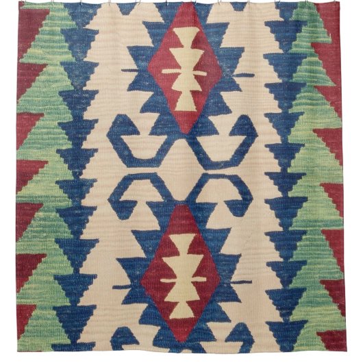 Oriental Carpet Killim Douchegordijn (Voorkant)