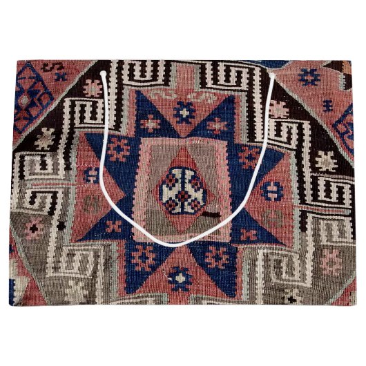 Oriental Carpet Red Rug Killim Groot Cadeauzakje (Voorkant)