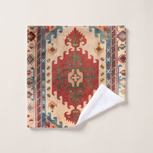 Oriental Carpet Rug Bad Handdoek (Wasdoekje)