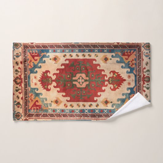 Oriental Carpet Rug Bad Handdoek (Handdoek)