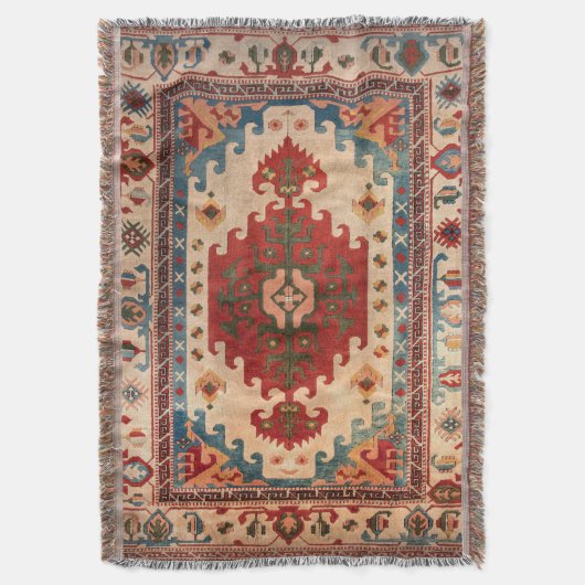 Oriental Carpet Rug Deken (Voorkant Verticaal)