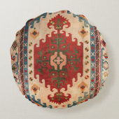 Oriental Carpet Rug Rond Kussen (Achterkant)