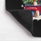 Oriental Cat Red Truck Christmas Tree Santa Ugly X Muismat (Hoek)