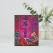 Oriental Collage Briefkaart (Staand voorkant)