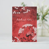 Oriental Cranes 2 Kaart (Staand voorkant)