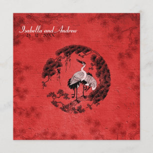 Oriental Cranes 3 Kaart