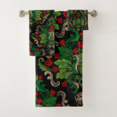 Oriental Damask Pattern Bad Handdoek (Insitu)