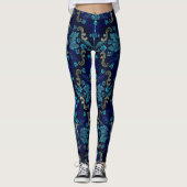 Oriental Damask Pattern Leggings (Voorkant)