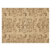 Oriental Damask Pattern Pastel Gold Tafelkleed (Voorkant (Horizontaal))