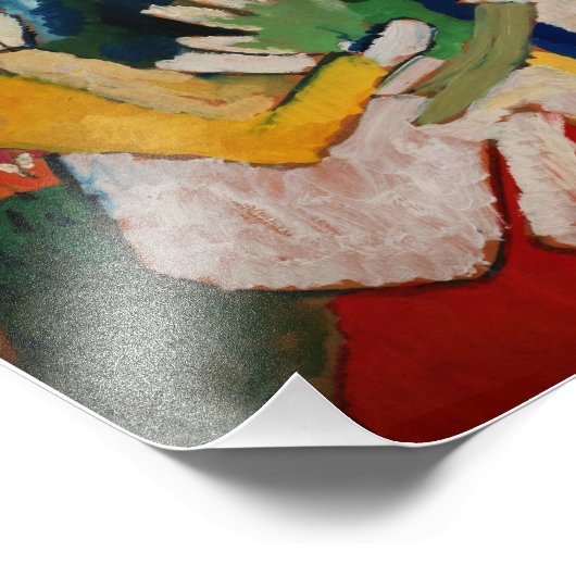 Oriental door Wassily Kandinsky Foto Afdruk (Hoek)