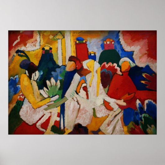 Oriental door Wassily Kandinsky Poster (Voorkant)