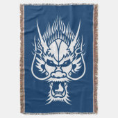 Oriental draak deken (Voorkant Verticaal)