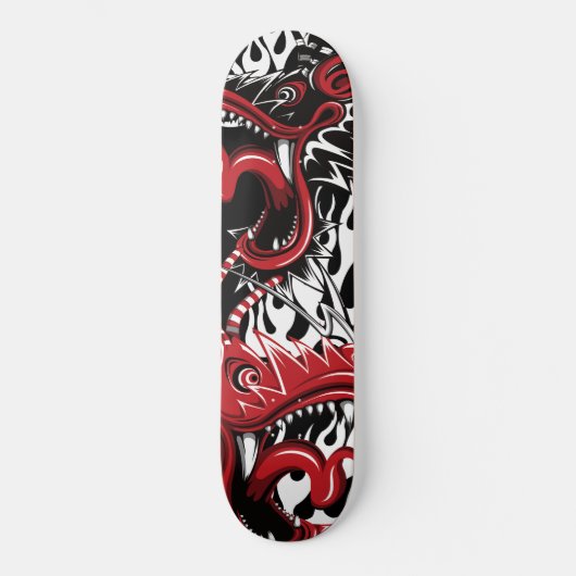 Oriental dragon-afbeelding persoonlijk skateboard (Voorkant)