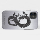 Oriental Dragon Black Case-Mate iPhone Case (Achterkant (horizontaal))