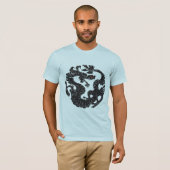 Oriental Dragon Black T-shirt (Voorkant volledig)