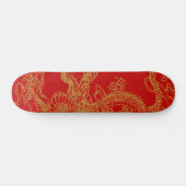 Oriental dragon illustratie persoonlijk skateboard (Horizontaal)